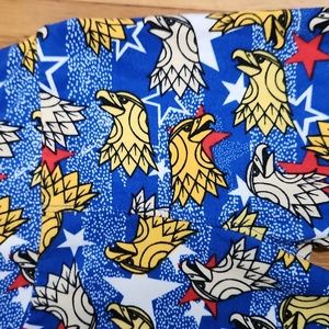 4th of July eagle leggings